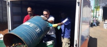 Coleta Seletiva recicla cerca de 45 toneladas de vidro por mês