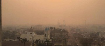 Queimadas em Rondônia deixam a capital imersa em fumaça