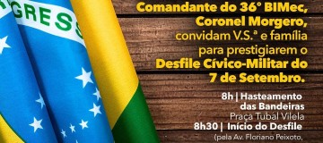 Desfile da independência mobilizará milhares de pessoas em Uberlândia