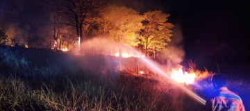 Incêndio volta a atingir Mata do Cachorro em Patos de Minas