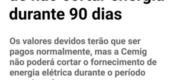 Coronavírus- Aneel acata pedido de não cortar energia durante 90 dias