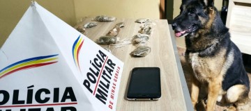Um jovem e dois adolescentes são detidos com drogas em Araxá