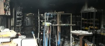 Mercearia pega fogo no bairro Jardim Europa em Uberlândia