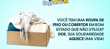 SUA SOLIDARIEDADE AQUECE UMA VIDA!