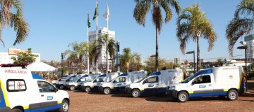 Uberlândia ganha 14 novas ambulâncias para o sistema público de saúde