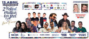 Festival Música em Prol acontece em favor de Lucca Ferrari