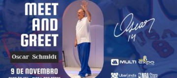 Oscar Schmidt participa de encontro exclusivo no Uberlândia Shopping