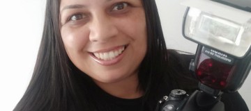 Fotógrafa Luciana Santos em dupla comemoração