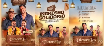 É hoje! Show de Victor & Leo em Uberlândia no Castelli Master