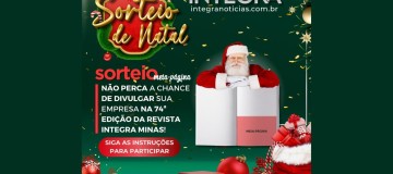 SORTEIO DE NATAL REVISTA INTEGRA MINAS