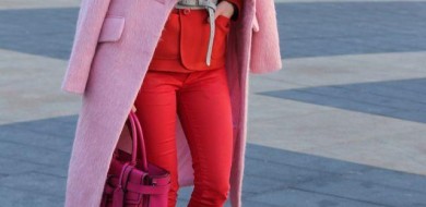 A dupla vermelho + rosa