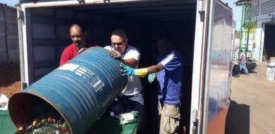 Coleta Seletiva recicla cerca de 45 toneladas de vidro por mês
