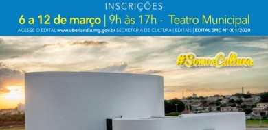 Inscrições para utilização do Teatro Municipal começam na próxima semana