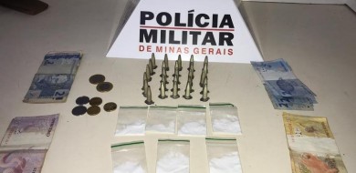 PM prende jovem com cocaína em Uberlândia
