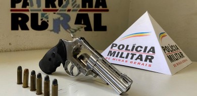 Homem é preso com revólver na LMG-978, em Uberaba