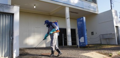 Ação de higienização continua em pontos estratégicos de Uberlândia
