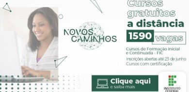 IFTM abre edital para cursos de Ensino à Distância com 950 vagas