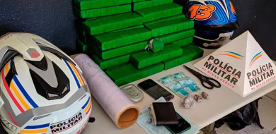 Dupla é presa com 35KG de maconha na BR-365