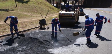 Recapeamento segue em avenidas do Jaraguá e Dona Zulmira
