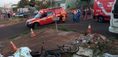 Mulher morre após bicicleta perder freio e bater em muro em Uberlândia