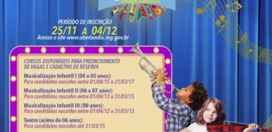Escola Municipal Cidade de Música em Uberlândia abre inscrições