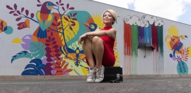 Muro artístico e interativo é aberto para visitas em Uberlândia