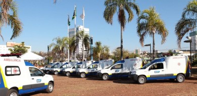 Uberlândia ganha 14 novas ambulâncias para o sistema público de saúde