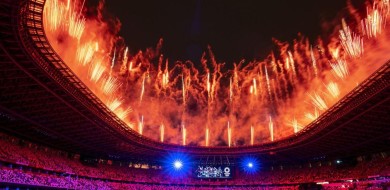 Veja fotos da cerimônia de abertura dos Jogos Olímpicos de Tóquio