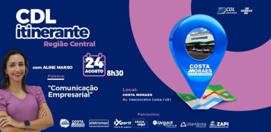 Comunicação Empresarial é o tema do próximo CDL Itinerante