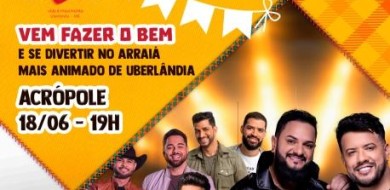 Diego e Victor Hugo é atração no 16º Arraial Solidário da AACD Uberlândia