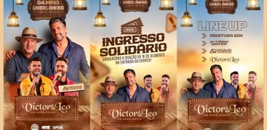 É hoje! Show de Victor & Leo em Uberlândia no Castelli Master