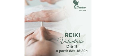 Reiki voluntário - Estética bem estar