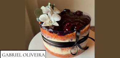 Bolo de Amora por Gabriel Oliveira - Confeitaria Criativa
