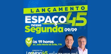 Inauguração do Espaço 45 acontece nesta segunda-feira (9)