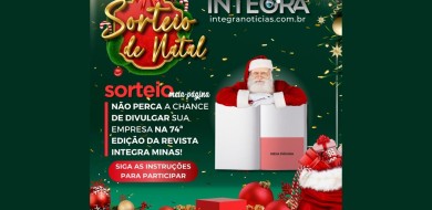 SORTEIO DE NATAL REVISTA INTEGRA MINAS